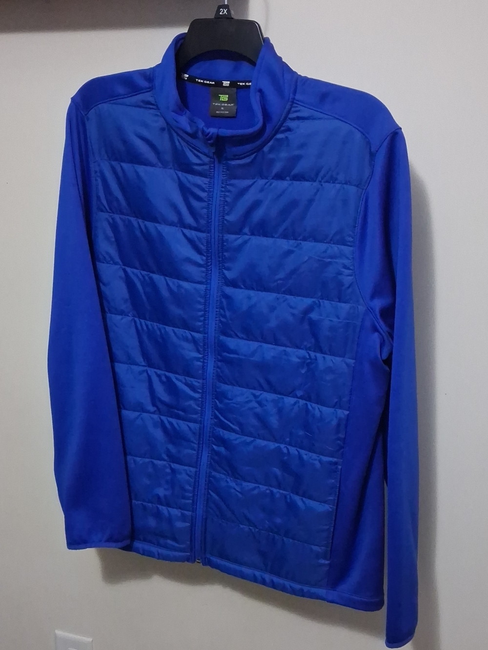 tek gear Royal Blue Quilted Full-Zip Puffer Jacket